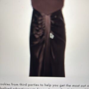 STAUD Strapless Brown Dress